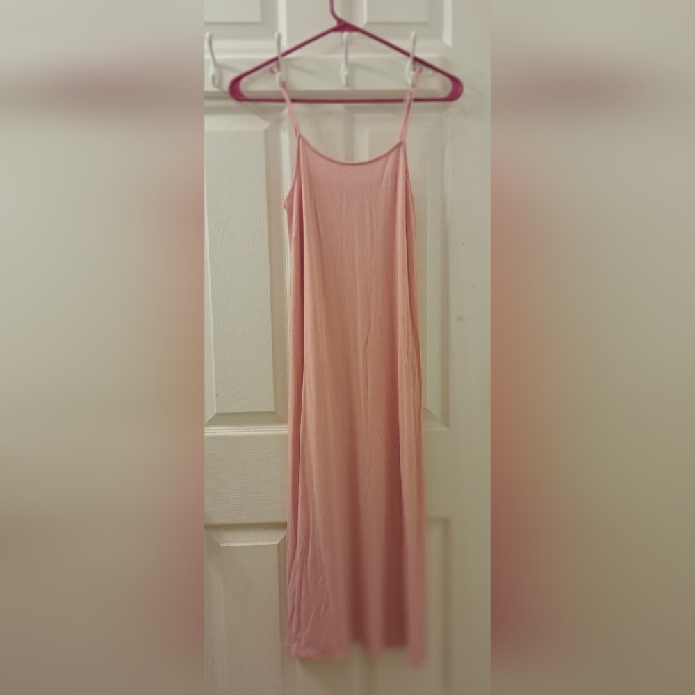 Gilligan & O' Malley Slip dress, Peach super soft knit, size XS
